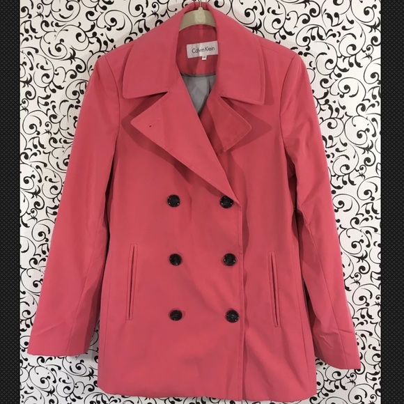 Calvin Klein Jackets & Blazers - Calvin Klein Double-breasted Rain Coat